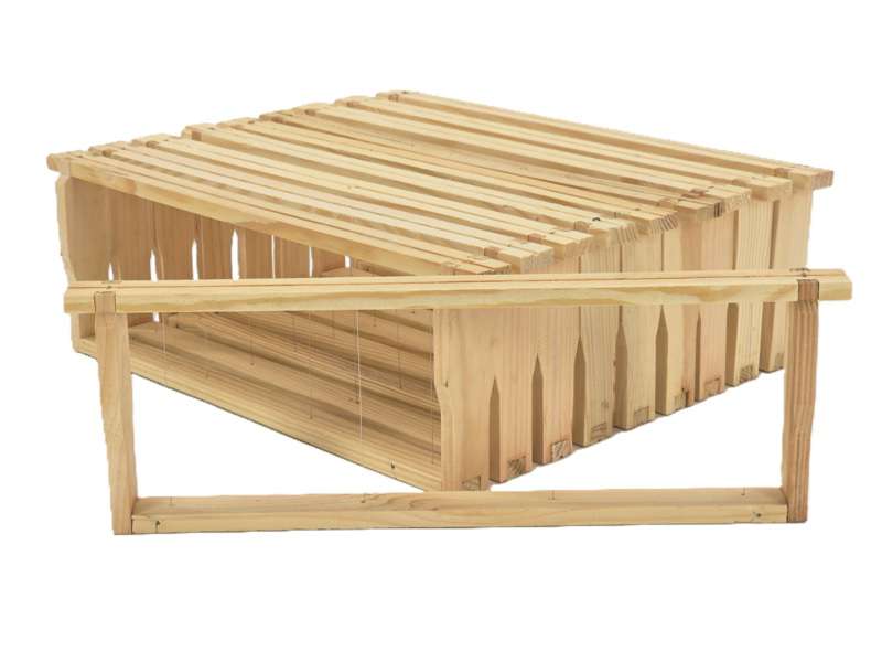 Ramka wielkopolska półnadstawkowa zmontowana z drutem nierdzewnym