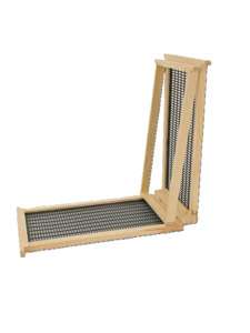 Izolator 1 ramkowy Warszawski Zwykły z kratą odgrodową, drewniany