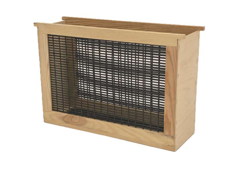 Izolator 3 ramkowy Dadant drewniany