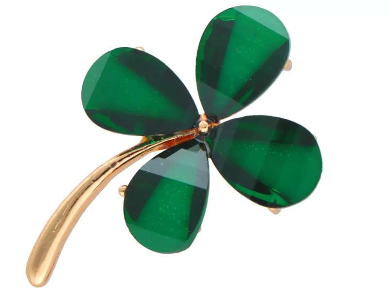 Broszka Koniczynka na szczęście Broszka Koniczynka na szczęście