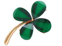 Broszka Koniczynka na szczęście