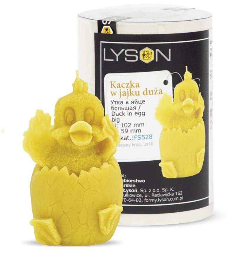 Forma silikonowa KACZKA W JAJKU DUŻA 10,2cm