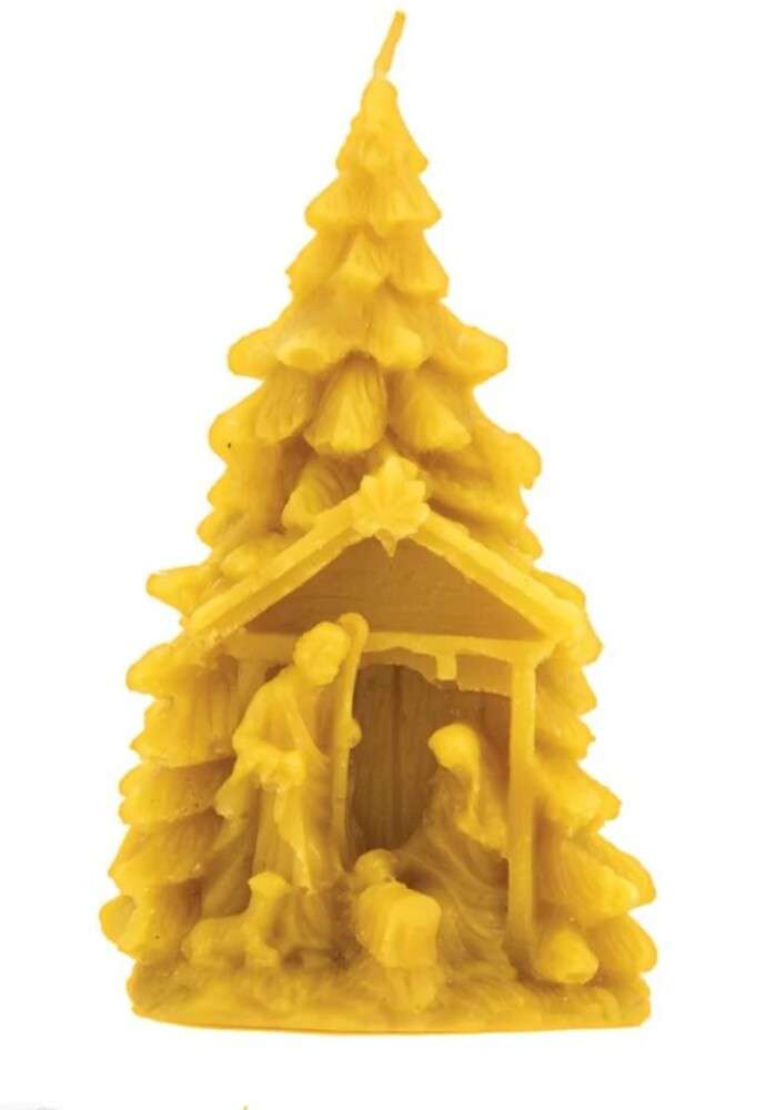 Forma silikonowa ŚWIĄTECZNA CHOINKA Z SZOPKĄ 13,5cm