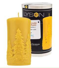 Forma silikonowa WALEC WYSOKI ZE ŚWIERKAMI 12cm