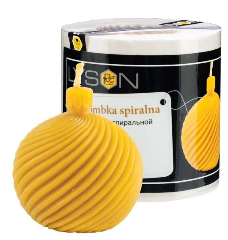 Forma silikonowa BOMBKA SPIRALNA 7cm