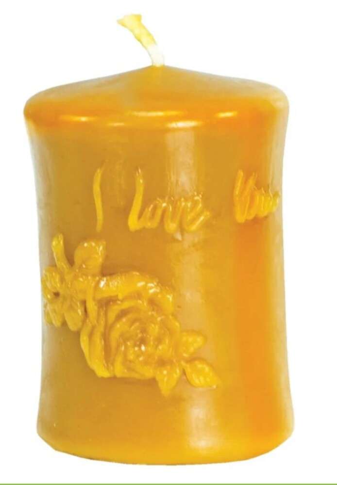 Forma silikonowa ŚWIECA "I LOVE YOU" 8cm