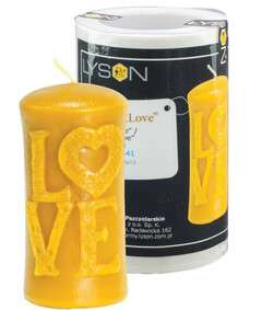 Forma silikonowa ŚWIECA "LOVE" 10,5cm