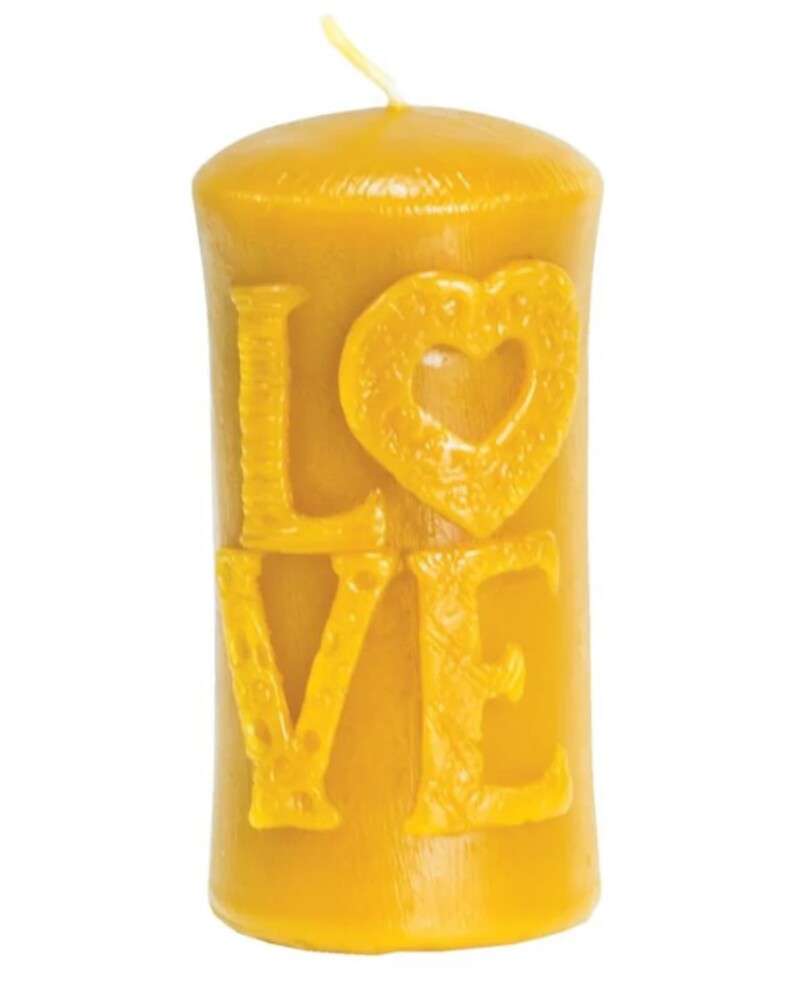 Forma silikonowa ŚWIECA "LOVE" 10,5cm