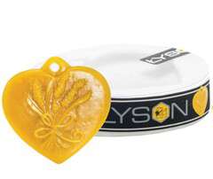 Forma silikonowa SERCE Z LAWENDĄ-zawieszka