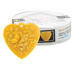 Forma silikonowa SERCE Z KWIATAMI- zawieszka