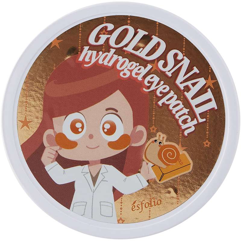 Hydrożelowe płatki pod oczy ze złotem i śluzem ślimaka 