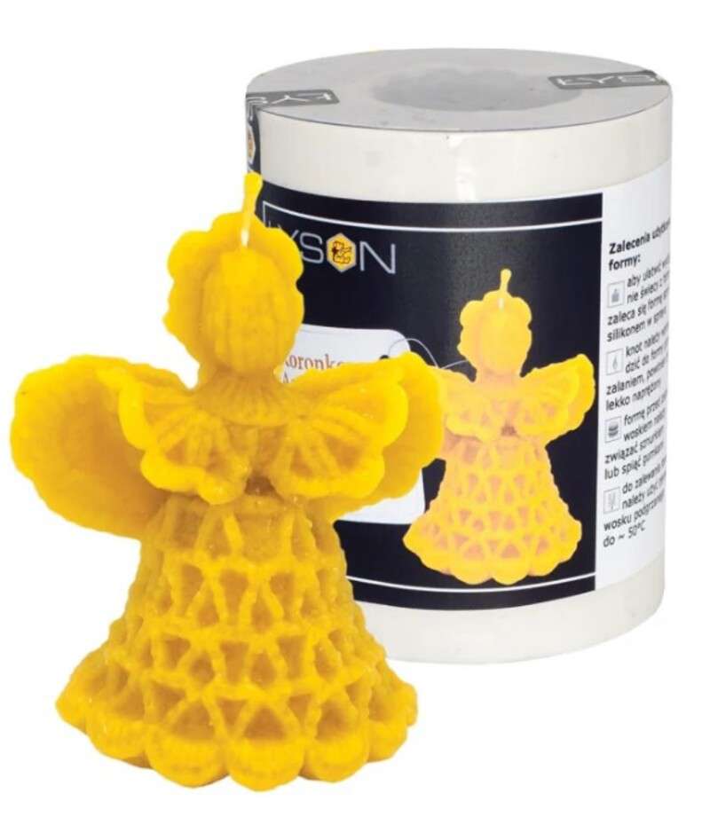 Forma silikonowa KORONKOWY ANIOŁ 9,5cm Forma silikonowa KORONKOWY ANIOŁ 9,5cm