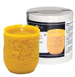 Forma silikonowa ŚWIECA Z ZIMOWYM PEJZAŻEM 8cm