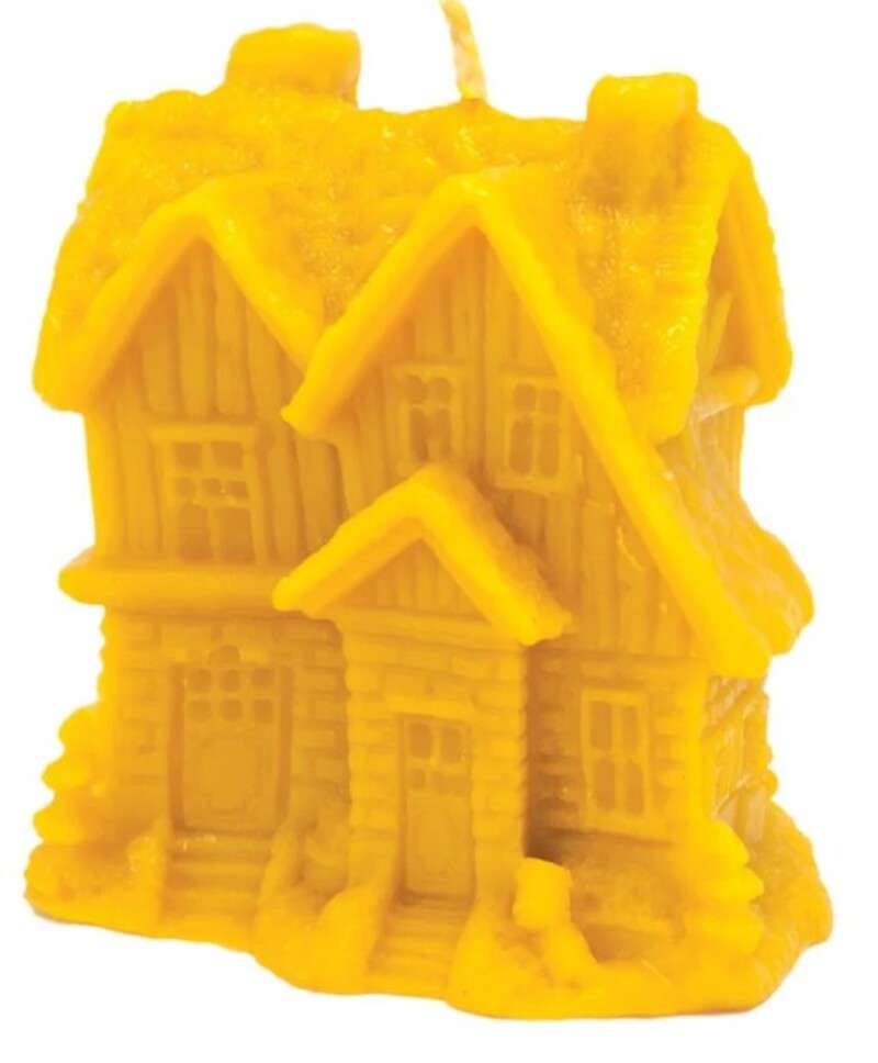 Forma silikonowa ZIMOWY DOMEK Z CHOINKAMI 10cm