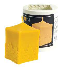 Forma silikonowa KOSTKA Z KORONKĄ 10cm