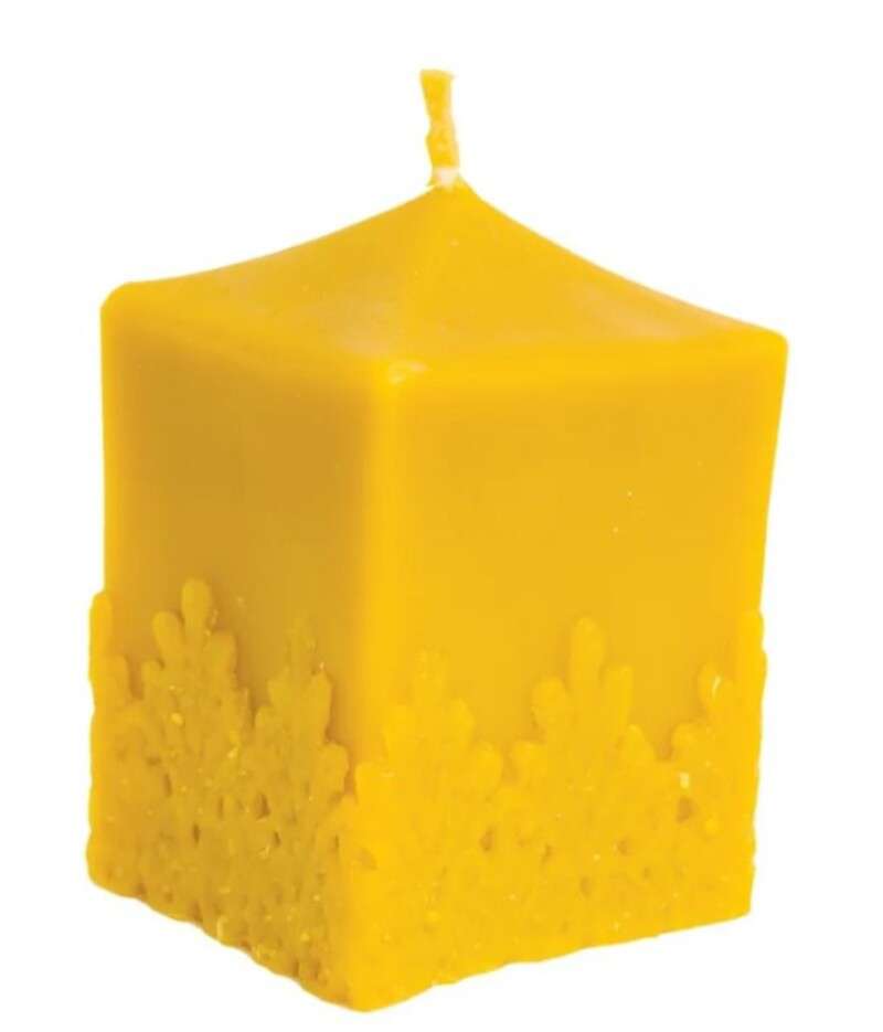 Forma silikonowa KOSTKA Z KORONKĄ 10cm
