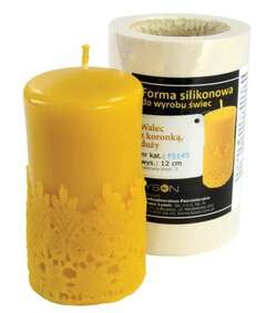 Forma silikonowa WALEC Z KORONKĄ DUŻY 12cm