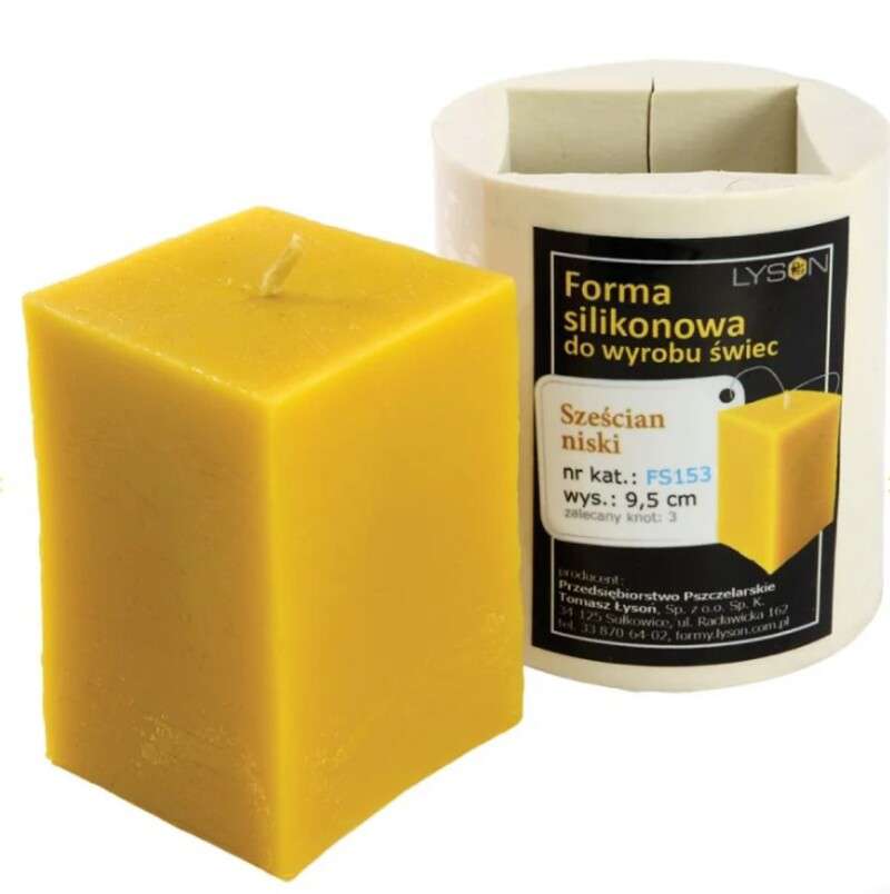 Forma silikonowa SZEŚCIAN NISKI 9,5cm