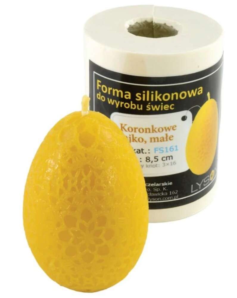 Forma silikonowa KORONKOWE JAJKO MAŁE 8,5cm