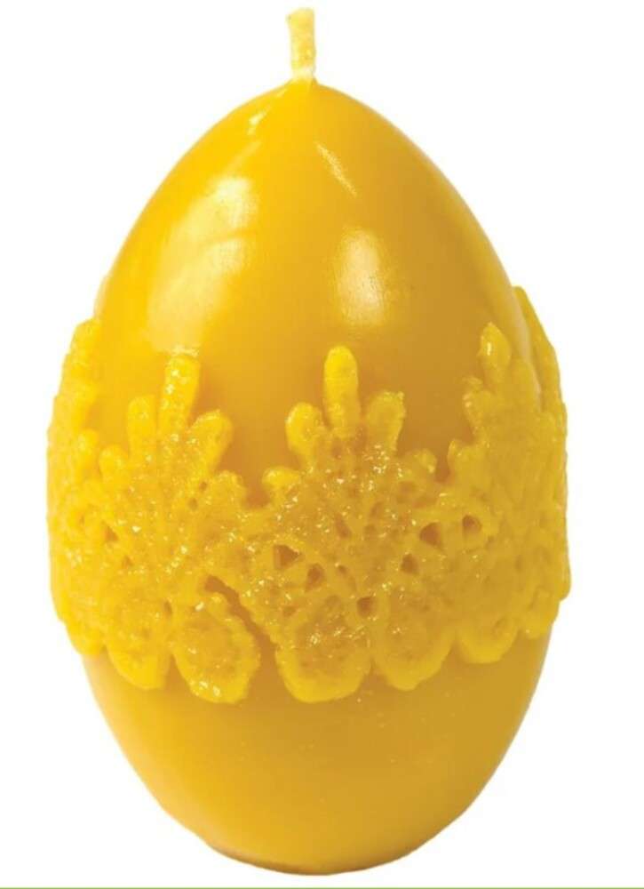 Forma silikonowa JAJKO Z KORONKĄ DUŻE 10,5cm