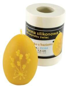 Forma silikonowa JAJKO Z BAZIAMI 7,5cm