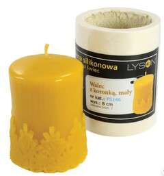 Forma silikonowa  WALEC Z KORONKĄ MAŁY 8 cm