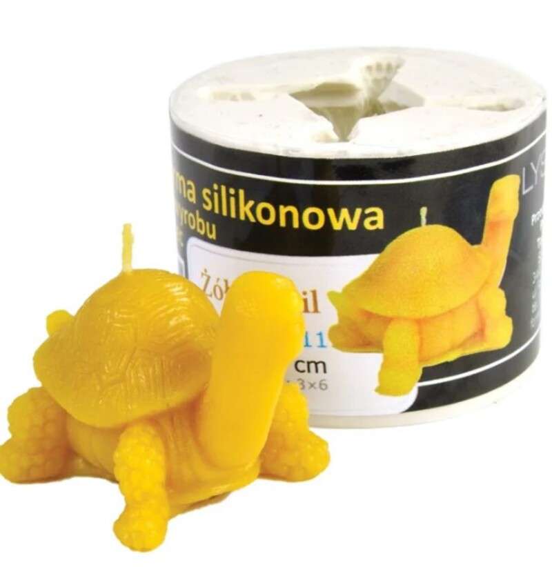 Forma silikonowa ŻÓŁW EMIL 4,5 cm