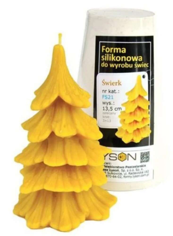 Forma silikonowa ŚWIERK 13,5 cm