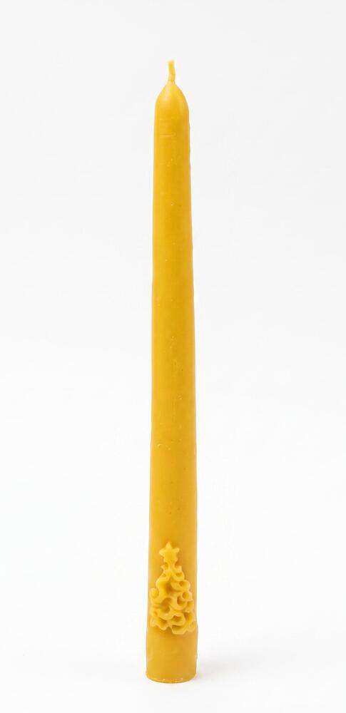 Forma silikonowa ŚWIECA PROSTA Z CHOINKĄ  22,5cm