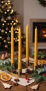 Forma silikonowa ŚWIECA PROSTA Z CHOINKĄ  22,5cm