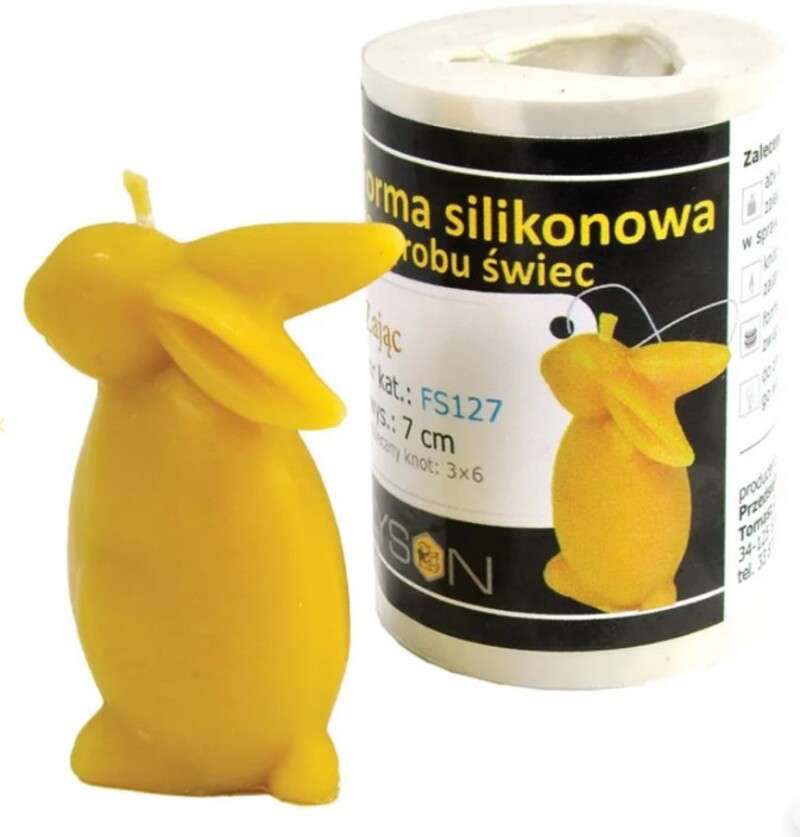 Forma silikonowa ZAJĄC 7 cm Forma silikonowa ZAJĄC 7 cm