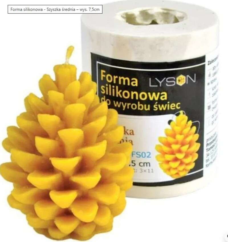 Forma silikonowa SZYSZKA ŚREDNIA 7,5 cm