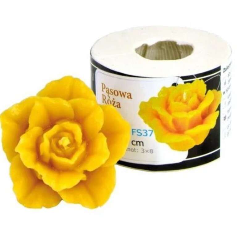Forma silikonowa PĄSOWA RÓŻA MAŁA 4 cm Forma silikonowa PĄSOWA RÓŻA MAŁA 4 cm