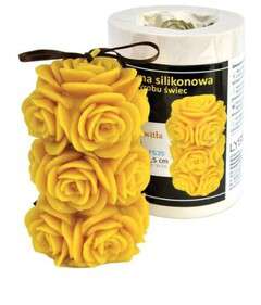 Forma silikonowa  PRZEKWITŁA RÓŻA 11,5 cm