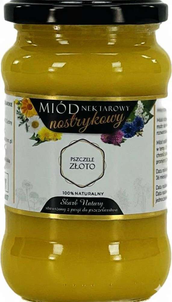 Miód nektarowy nawłociowy 500g Miód nektarowy nawłociowy 500g