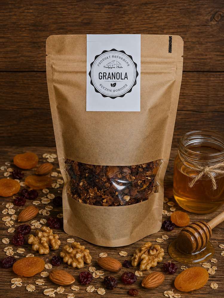 Granola 320g z żurawiną i morelą Granola 320g z żurawiną i morelą
