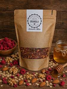 Granola słodzona miodem Amore Mio 320g Granola słodzona miodem Amore Mio 320g