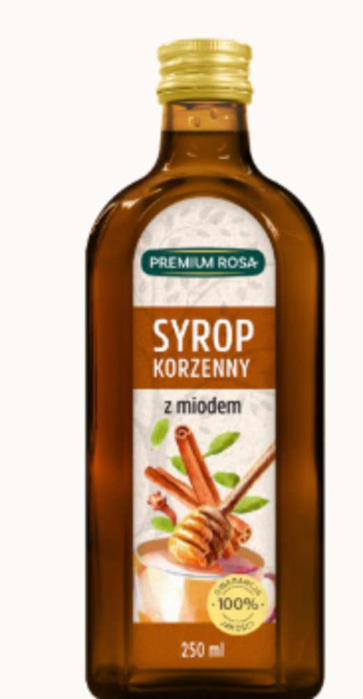 SYROP KORZENNY Z MIODEM 250ML SYROP KORZENNY Z MIODEM 250ML