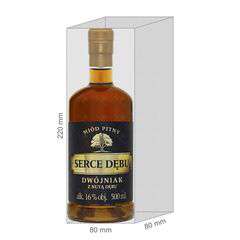 DWÓJNIAK Z NUTĄ DĘBU "SERCE DĘBU" 0,5L