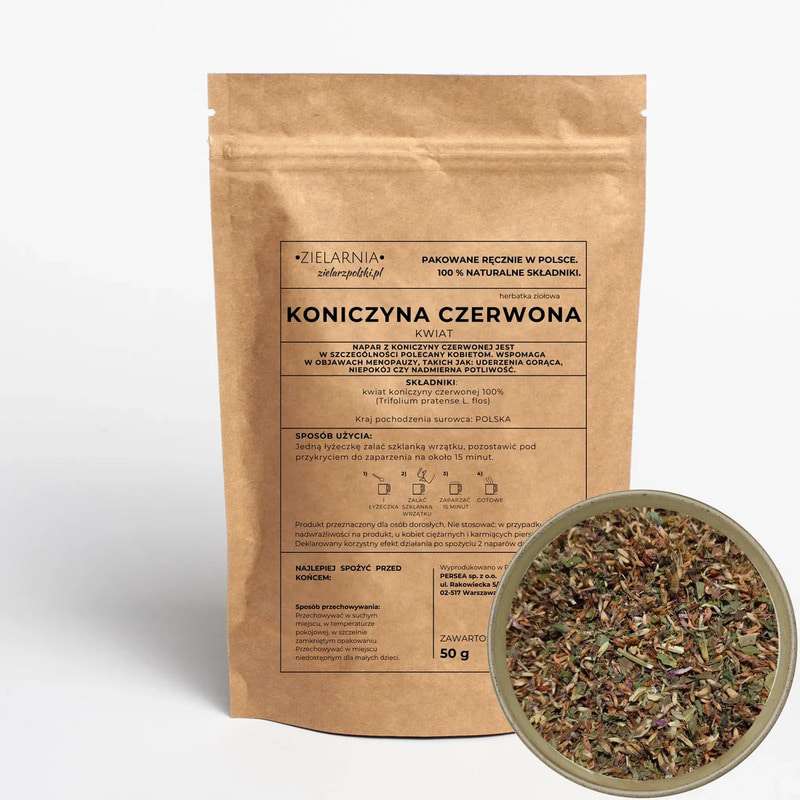 Koniczyna Czerwona Kwiat 50g Koniczyna Czerwona Kwiat 50g