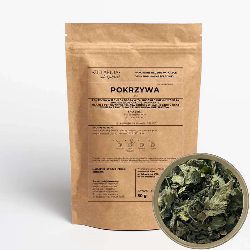 Pokrzywa liść cały 50g Pokrzywa liść cały 50g